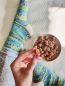 Preview: Knalle Popkorn Dunkle Schokolade geröstete Mandel, vegan 100g